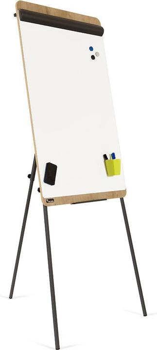 Actual product image Rocada Flipchart, magnetic, 69x99 cm, wood look (69 x 195 cm)