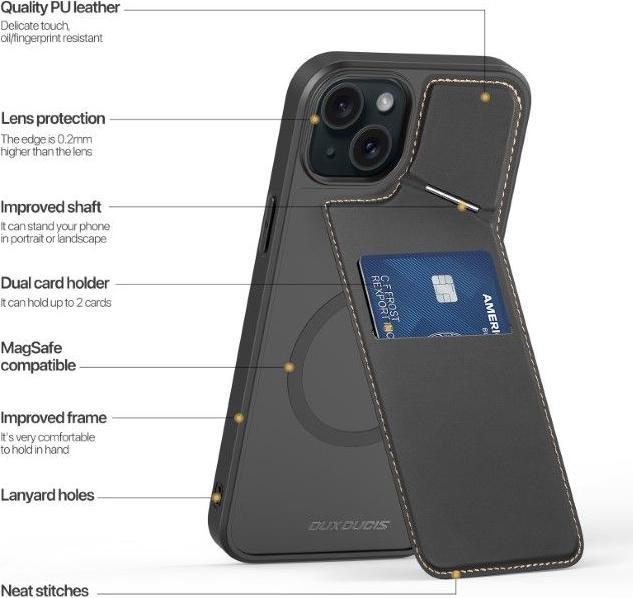 Image du produit Dux Ducis Rafi II Mag Series PC et TPU hardcase Cover (Apple iPhone 13, Apple iPhone 14)