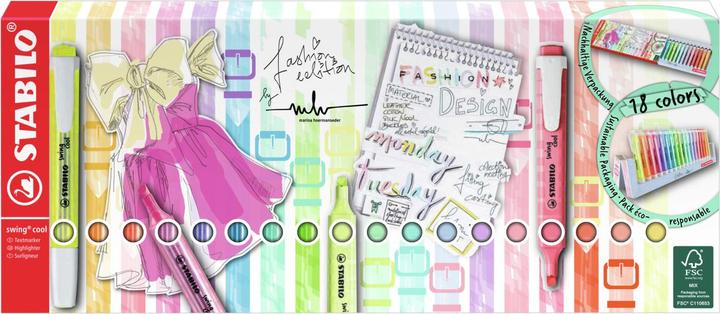 Produktbild STABILO swing cool Textmarker (18x)