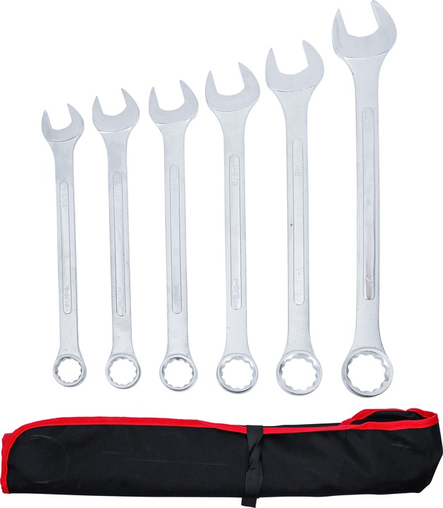 Actual product image BGS Combination Spanner Set XXL Inch Sizes 1-5/16" - 2" 6 pcs. (1.5/16")