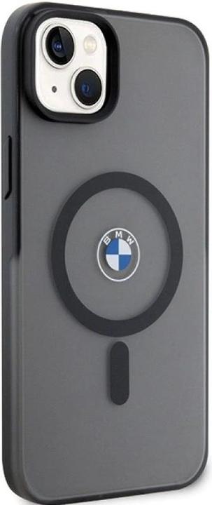 Image du produit BMW Étui BMHMP14MDSLK iPhone 14 Plus 6.7" czarny/black hardcase Signature MagSafe (Apple iPhone 14 Plus)