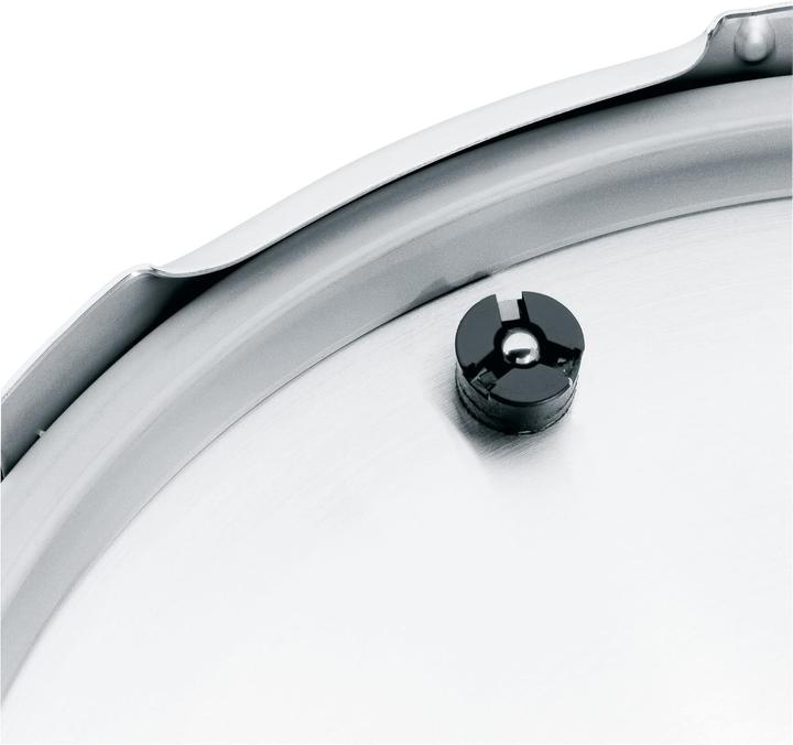 Immagine prodotto WMF Schnellkochtopf 4,5l Dampfkochtopf Perfect Premium Induktion Edelstahl 18/10 (22 cm, Cucina a vapore, Acciaio inossidabile)