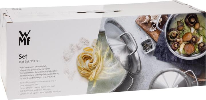 Actual product image WMF Induction saucepan set 4-piece glass lid Provence Plus (24 cm, Pot, Stainless steel)