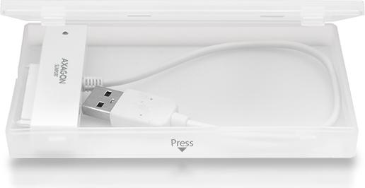 Image du produit Axagon ADSA-1S6 Adaptateur SLIMPort, USB 2.0, 2.5" SSD/HDD, SATA - avec boîtier (2.5")
