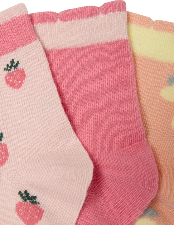 Produktbild Vertbaudet 3er-Pack Mädchen Socken Früchte (3er Pack, 31, 34)