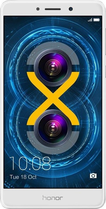 Honor 6x (32 Go, Silver, 5.50", Double SIM hybride, 12 Mpx, 4G)