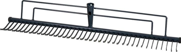 Actual product image Siena Garden Lawn rake 40 tines 70 cm without handle anthracite