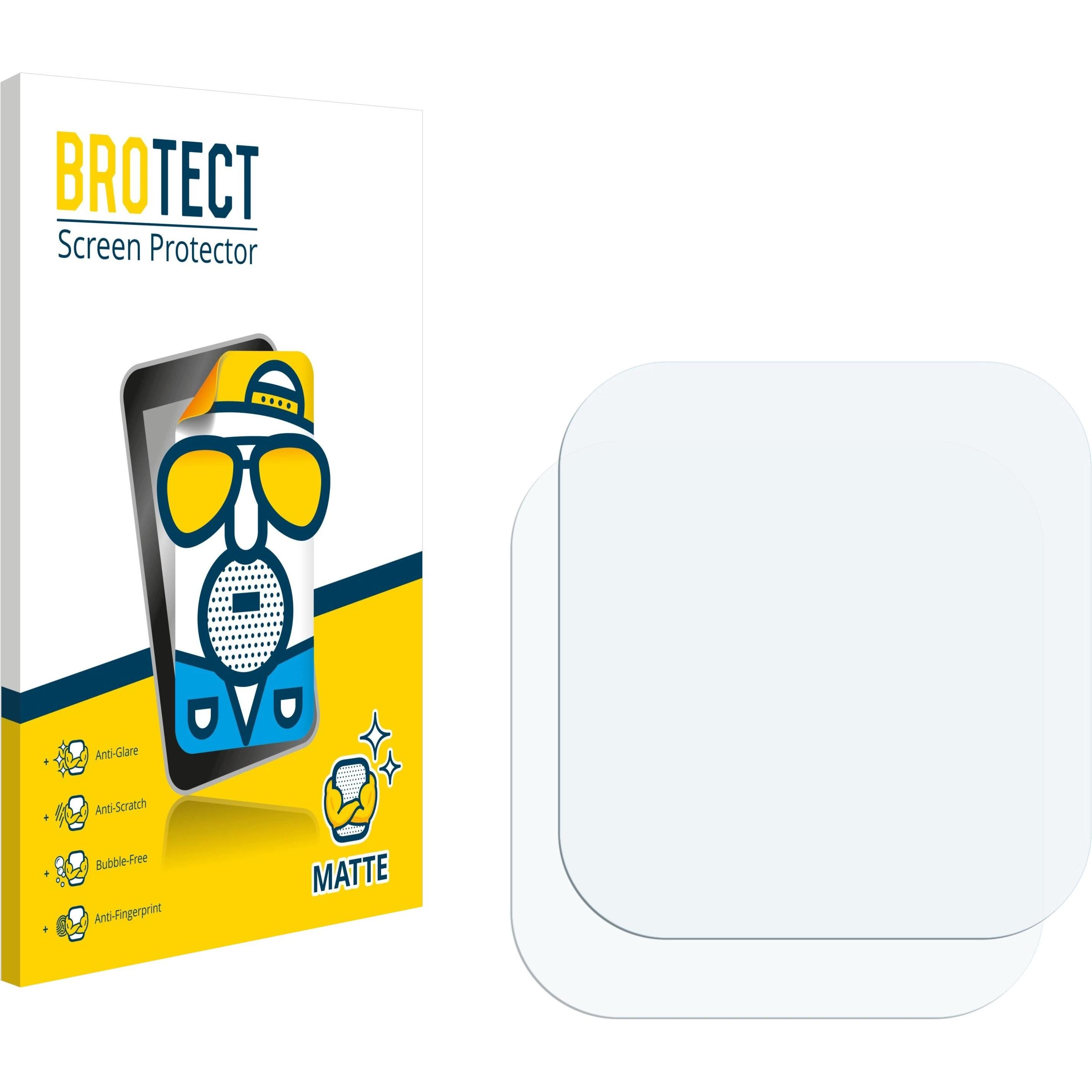 BROTECT Entspiegelungsfolie Displayschutz Displayschutzfolie Folie Matt, Smartwatch Schutzfolie, Schwarz
