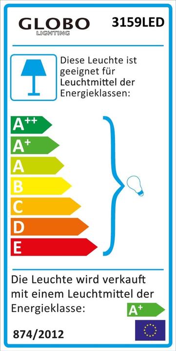 Produktbild Globo Aussenleuchte Boston Led (500 lm, E27, IP44)
