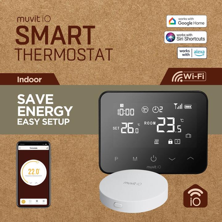 Actual product image Muvit Thermostat iO White