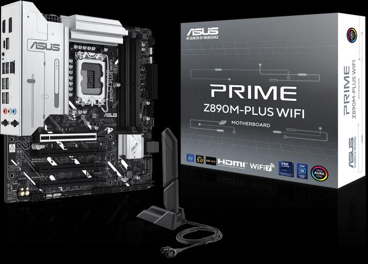 Actual product image ASUS PRIME Z890M-PLUS WIFI (LGA 1851, Intel Z890, mATX)