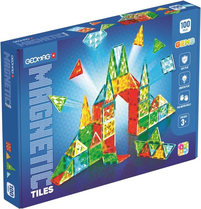 Geomag Magnetic tiles gemstones