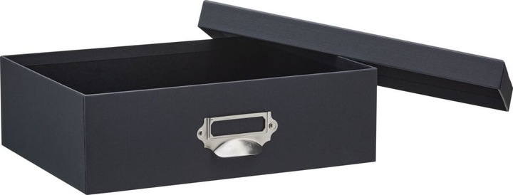 Produktbild Rössler S.O.H.O. Aufbewahrungsbox schwarz (10 x 25 x 33.5 cm, 9 l)