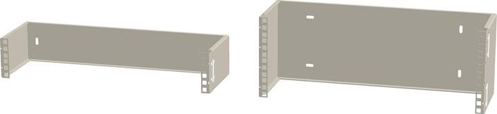 Immagine prodotto Enoc Supporto a parete 19" 2U aperto LxPxH 490x160x90mm SVF 0219 - Accessori per rack