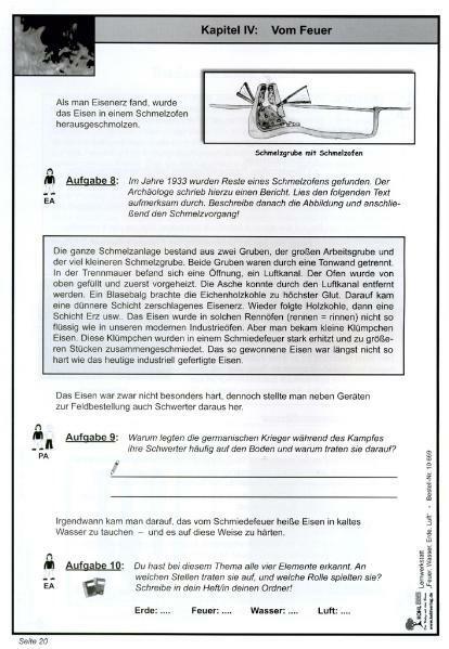 Nährwerte und Zutaten Lernwerkstatt - Feuer, Wasser, Erde und Luft (Deutsch, KOHL VERLAG Der Verlag mit dem Baum, Wolfgang Wertenbroch, 2006)