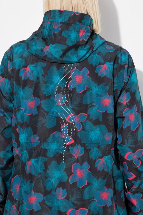 Produktbild Ulla Popken Regenjacke, leicht, wasserdicht, Kapuze, Zipptaschen (42, 44)