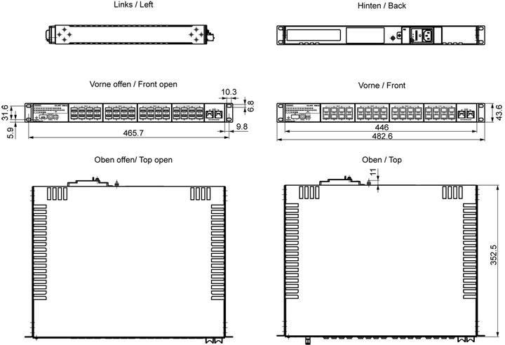 Actual product image Siemens SIEM Switch (34 ports)