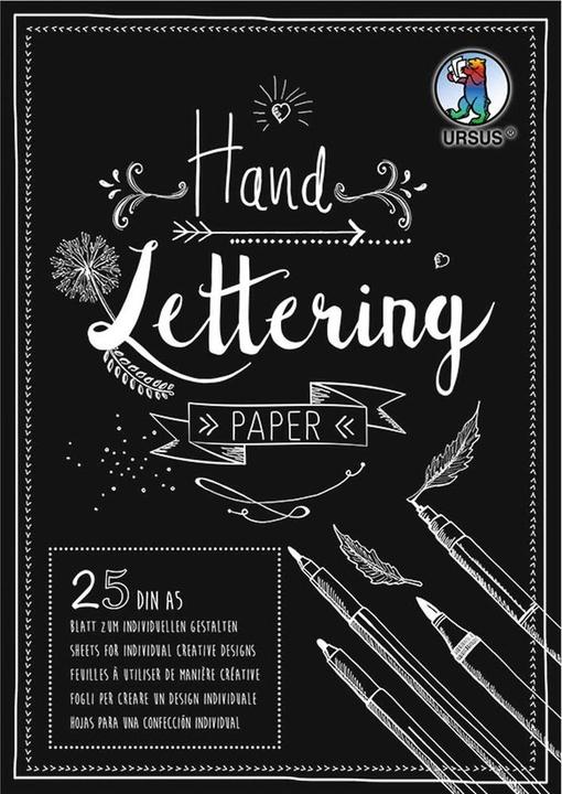 Image du produit Ursus Papier à dessin A5 noir (A5)