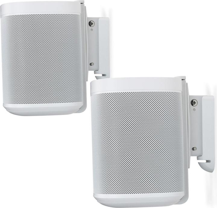 Produktbild Flexson Wandhalterung für Sonos One und Play:1 (1 Paar, Wandmontage, Neigbar, Schwenkbar, Drehbar)