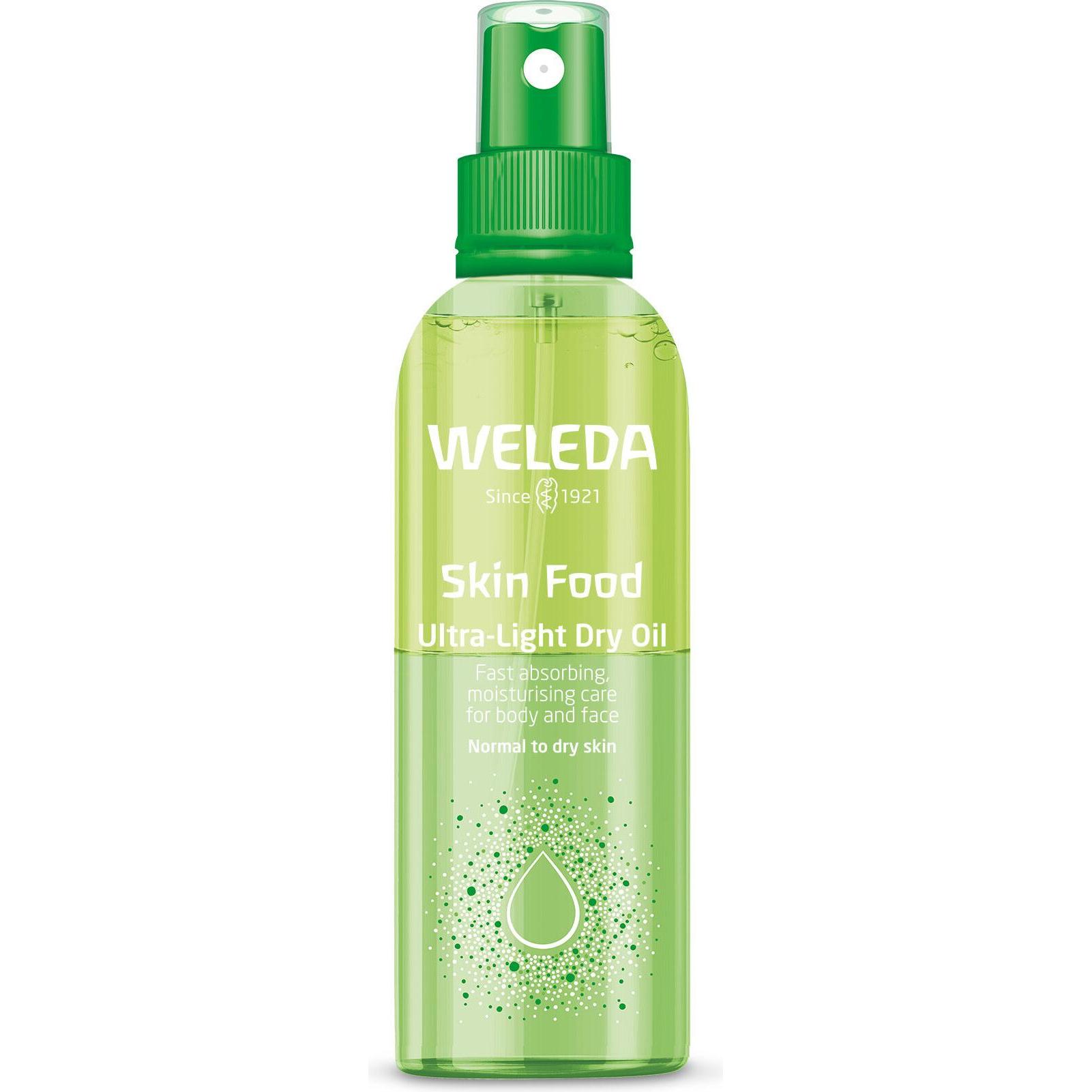 Weleda, Lozione corpo, Olio secco ultra-leggero Skin Food (Olio corpo, 100 ml)