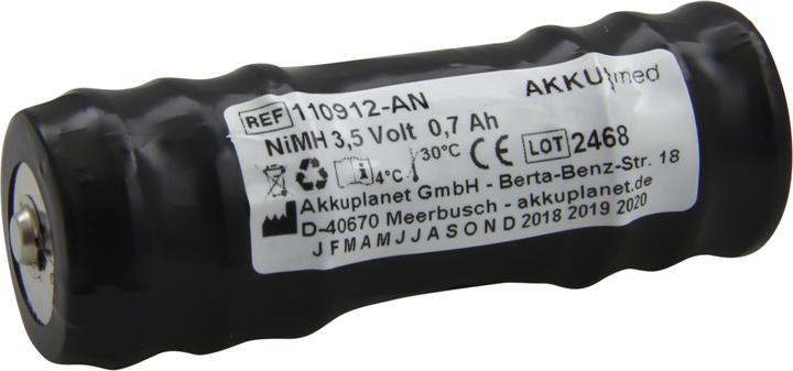 Actual product image XCell NiMH Akku passend für Welch Allyn 72300 (1 pcs., 700 mAh, Rechargeable battery)