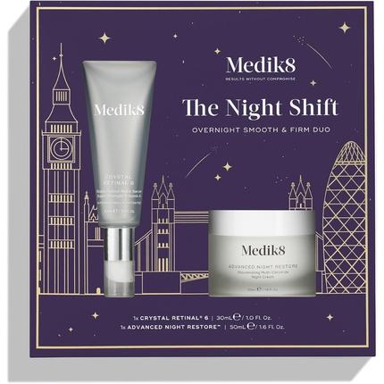Produktbild Medik8 The Night Shift Crystal Retinal 6 30ml und Advanced Night Restore 50ml (60 ml)