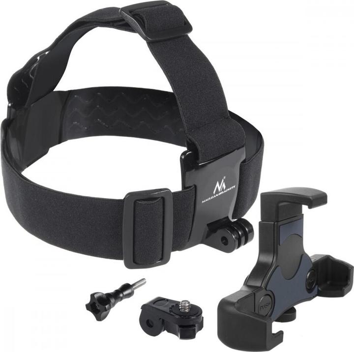 Image du produit Maclean Bandeau sport pour appareil mobile, caméra, GoPro MC-448, pivotant