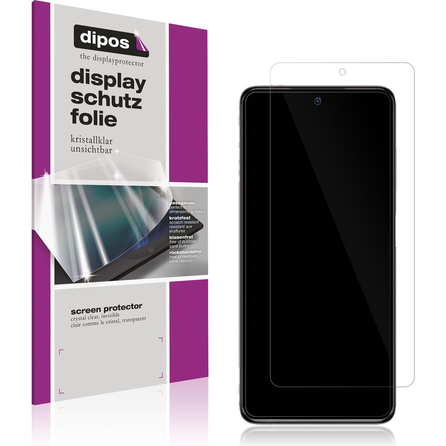 Dipos Displayschutzfolie Crystalclear (5 Stück, Xiaomi Poco X3 Pro), Smartphone Schutzfolie, Transparent