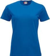 Clique Damen T-Shirt Classic-T 029361, Baumwolle, royal blau, Grösse M (M)