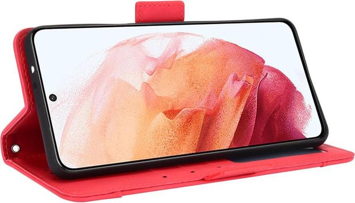 Image du produit Cover-Discount Galaxy S21 Ultra - Étui avec de nombreuses poches pour cartes rouges (Samsung Galaxy S21 Ultra)