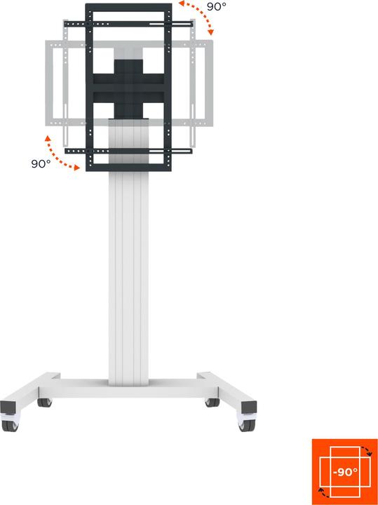 Immagine prodotto Celexon Carrello espositivo Professional Plus Fisso-42100-LP Paesaggio/Portrait (100", 120 kg)