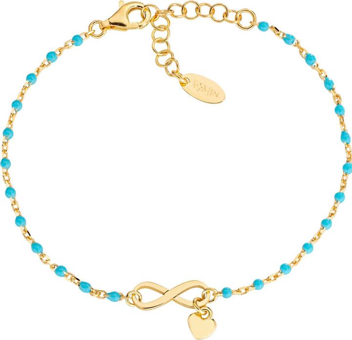 Turquoise, Yellow gold plated