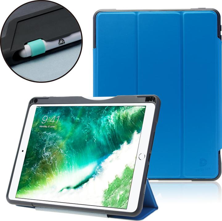 Deqster Rugged Case 2021 #RQ1 Bright Azure 10,2"" iPad (iPad 2019 (7. Gen), iPad 2020 (8. Gen), iPad 2021 (9. Gen))