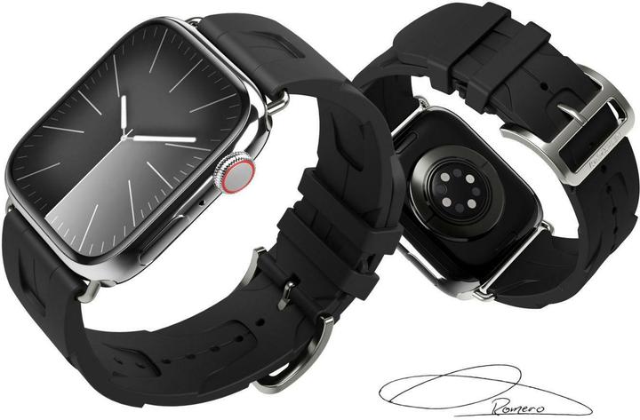 Image du produit Vonmählen A. R. Exclusive Band - 44|45|46|49mm - One Size (44 mm, Acier inoxydable, Silicone)