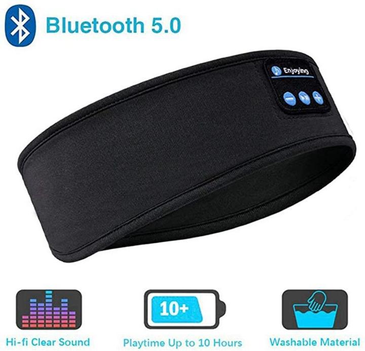 Actual product image PhoneLook Bluetooth sleep mask headband with integrated music speakers