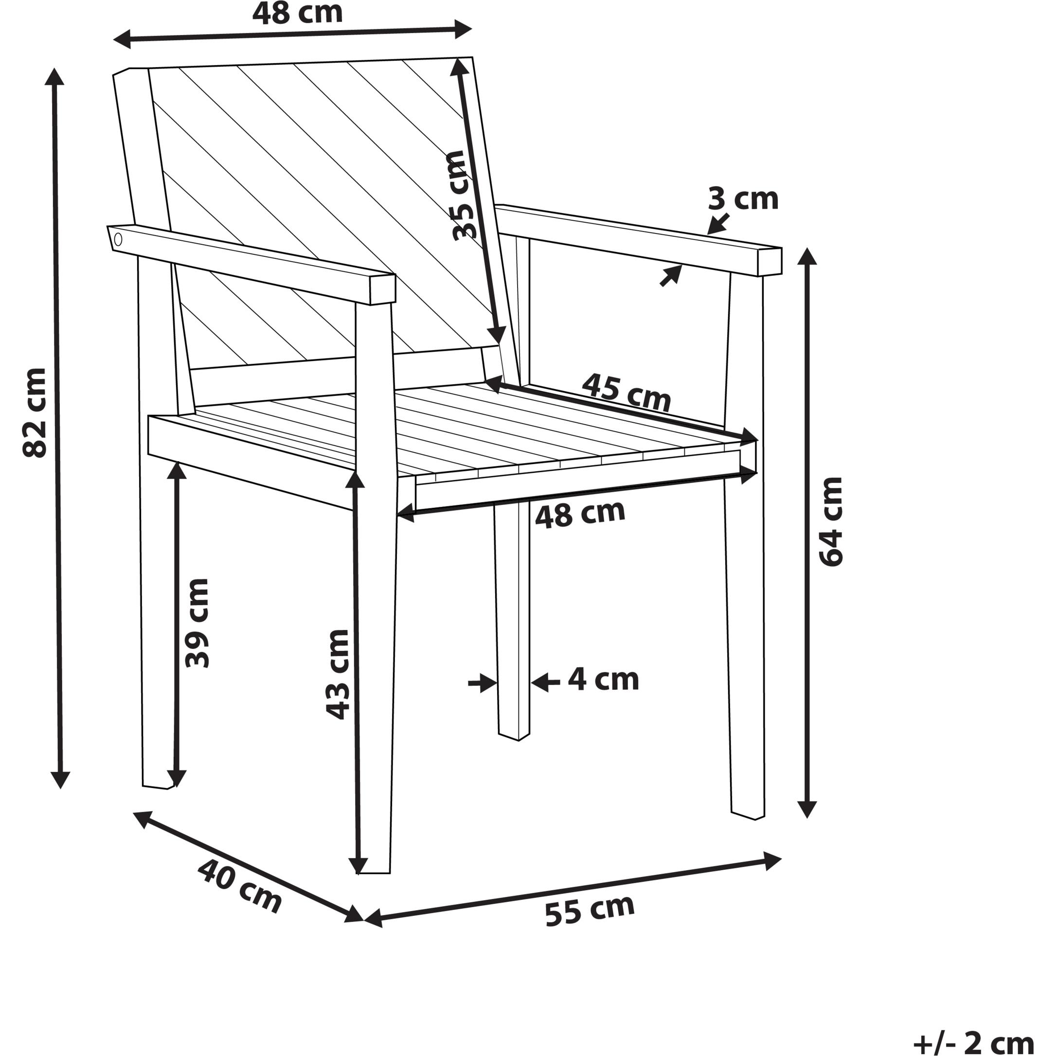 Thumbnail - Beliani, Gartenstühle, Baratti