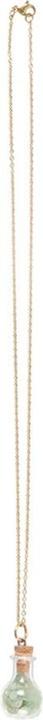 Image du produit Something Different - Collier motif/style Bouteille de potion GREEN WITCH (Alliage, Nickel, Quartz aventurine)