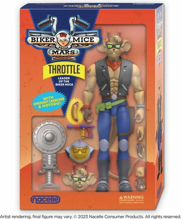 Produktbild Nacelle Consumer Les Motards de l'espace figurine Throttle 18 cm