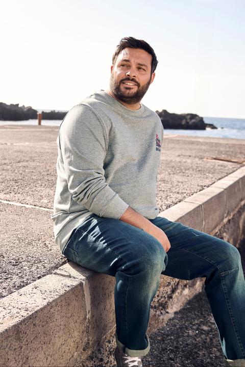 Actual product image Men+ Sweatshirt, Rückenprint (L)
