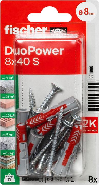 Immagine prodotto Fischer Duopower (8 pz.)