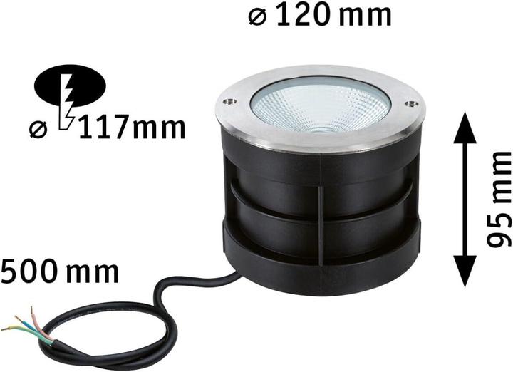 Actual product image Paulmann Floor recessed luminaire (620 lm, IP67)