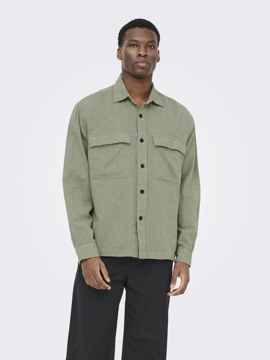 Immagine prodotto Only & Sons ONSCAIDEN Leinen Overshirt Overshirt (XXL)