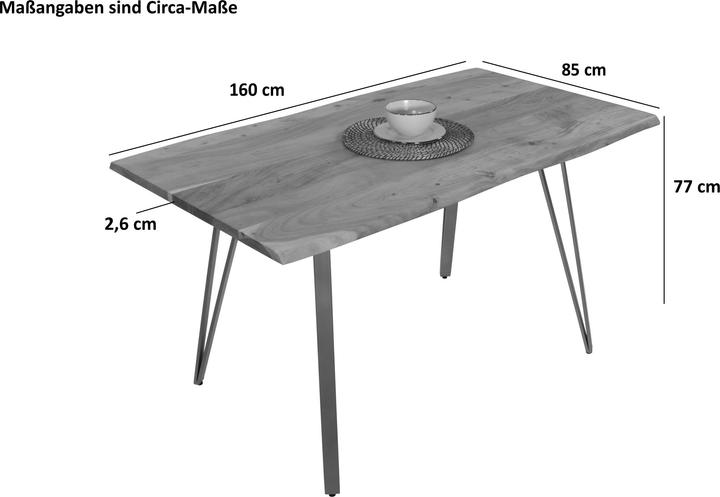 Actual product image SAM Celia (160 x 85 x 77 cm)