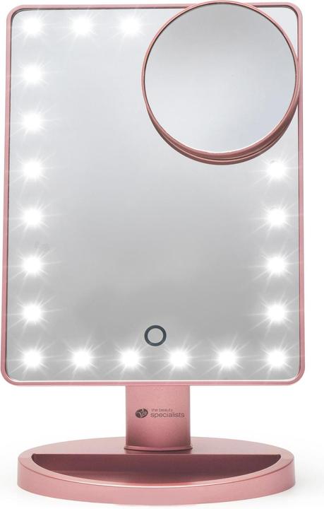 Immagine prodotto Rio Specchio cosmetico 24 LED Touch Rose Gold (17 x 5,5 x 22 cm)