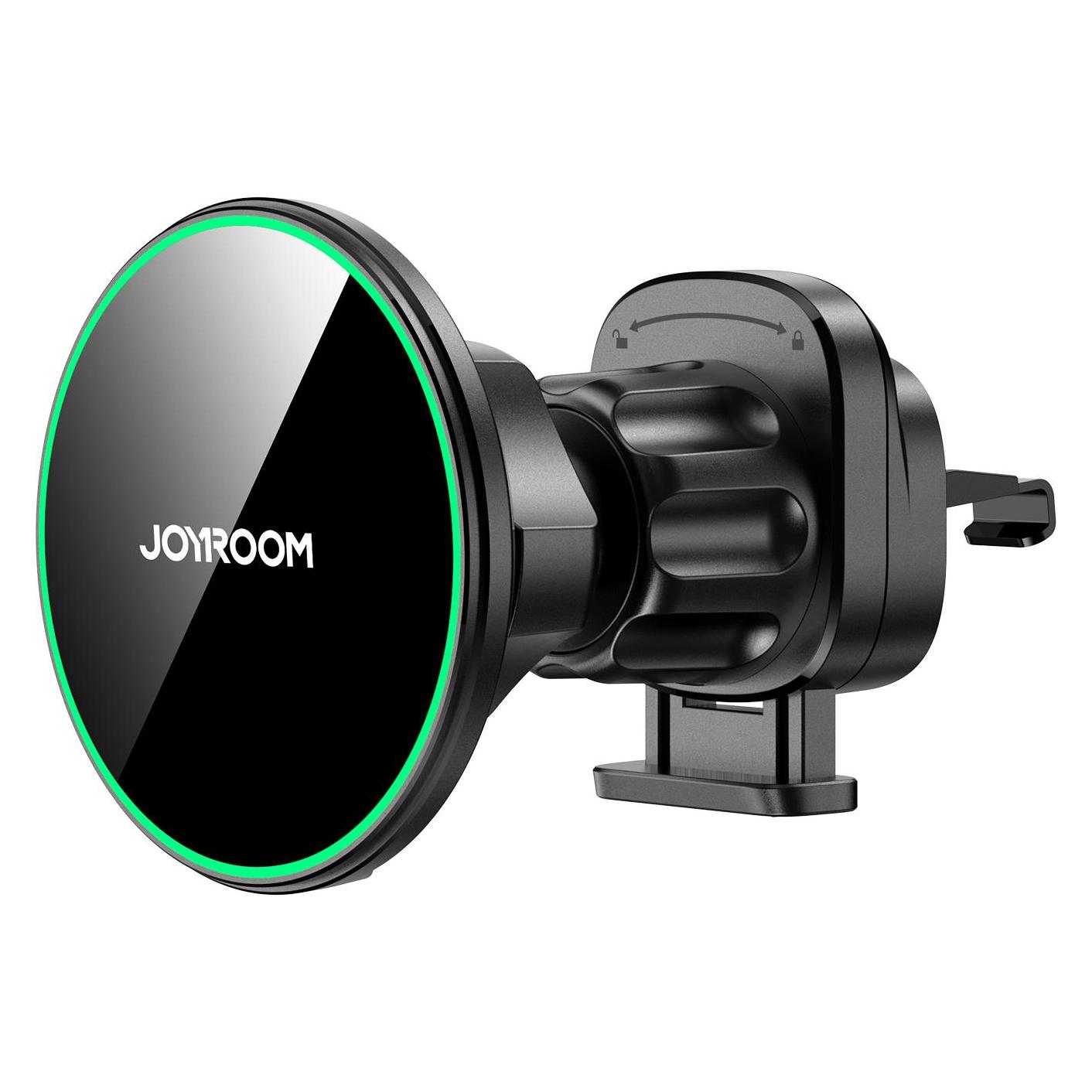 Joyroom Magnetic Wireless Car Charger Holder Jr-ZS412 Black, Auto Adapter, Schwarz