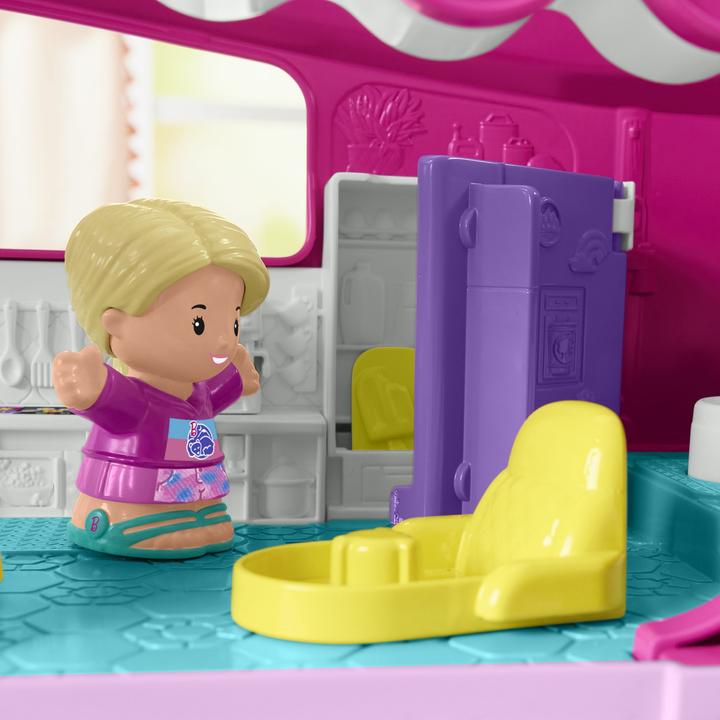 Actual product image Fisher-Price Little People Barbie Little Dreamcamper playset with lights and sounds, 2 figures (85)