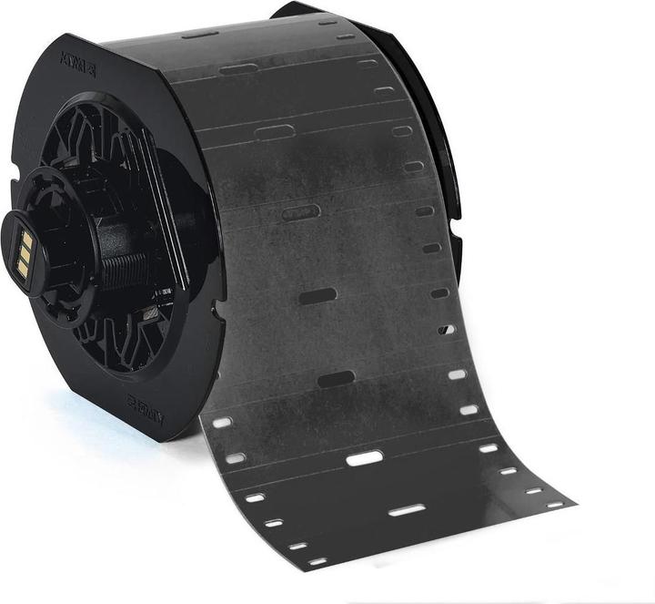 Actual product image Brady B33-75x15-7643-BK, Heatex labels, black, matt, 75.00 x 15.00 mm, for BBP33, i3300, i5300 (7.50 cm)