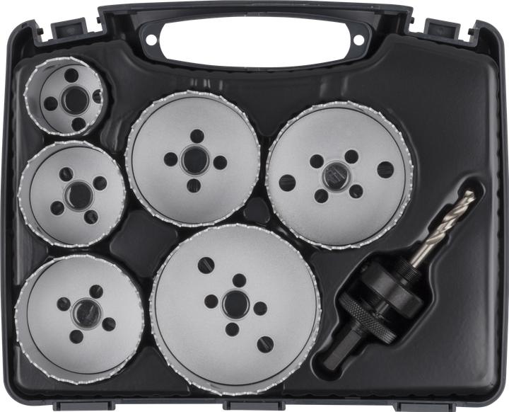 Produktbild wolfcraft 1 Lochsägen-Set BiM ø40,54,65,68,74,86mm