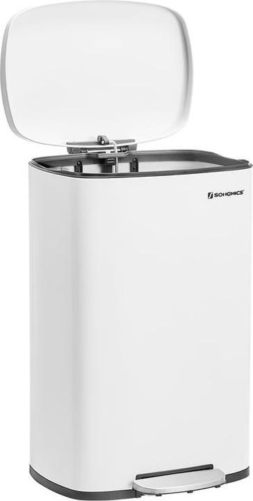 Immagine prodotto Songmics Cestino per rifiuti da 50,0 l bianco (50 l)