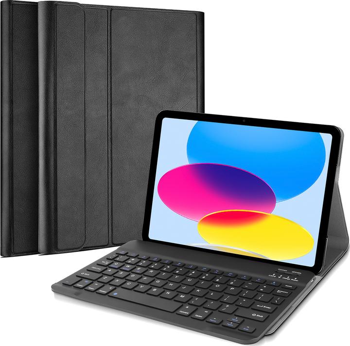 Actual product image Cazy Keyboard Case Compatible with iPad 2022 (10th Gen) - Protective Case with Magnetic Detachable (Eng. Int., iPad 2022 (10th Gen))